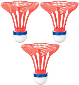 Outdoor Badminton Bal Plastic Bal Sport Training Oefening Shuttles Kleur Badminton Bal rood