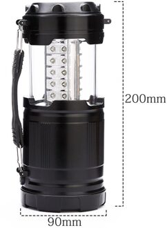 Outdoor Batterij Camping Lantaarn, Creatieve Intrekbare En Handig Camping Lantaarn, Draagbare Tent Licht Fabrikant Emergency L 30LED