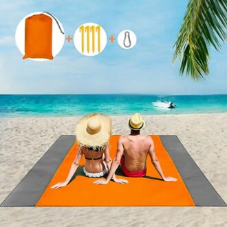 Outdoor Beach Camping Gratis Zand Mat Reizen 2X2.1M Waterdichte Zak Strand Deken Zand Proof Deken Draagbare Lichtgewicht mat
