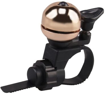 Outdoor Beschermende Cyclus Accessoires Fietsbel 90dB Koper Kleine Mtb Weg Mountainbike Hoorn Stuur Sound Alarm goud