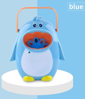 Outdoor Bubble Machine Krabben Kikker Muziek Kinderen Bad Speelgoed Bad Zeep Automatische Bubble Maker Baby Badkamer Speelgoed Voor Kids Kinderen Blauw