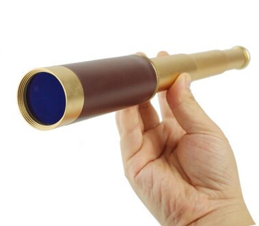 Outdoor Camping 25X30 Professionele Pirate Telescopen Monoculaire Pocket Telescopen Met Lederen Tas Voor Wandelen Apparatuur