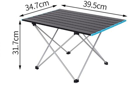Outdoor Camping Barbecue Klaptafel Draagbare Ultralight Aluminium Opvouwbare Picknick Bbq Bureau S
