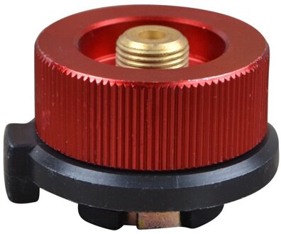 Outdoor Camping Brander Conversie Hoofd Lange Platte Tank Gas Fles Ronde Converter Auto-Off Tank Adapter