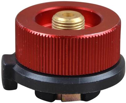 Outdoor Camping Gasfornuis Connector gasometer Adapter Lange Tank Platte Tank Gas Bottle Adapter Conversie Hoofd & w