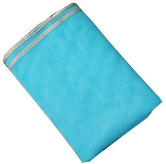 Outdoor Camping Mat Strand Mat Outdoor Reizen Magie Zand Mat Strand Picknick Camping Waterdichte Matras Deken Vouwen Strand Mat blauw / 150-200mm