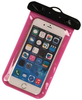 Outdoor Camping Mobiele Telefoon Verzegelde Case Met Arm Riem Zwemmen Waterdichte Tas Voor Iphone 7/6 Plus Android Mobiel B2C Roze