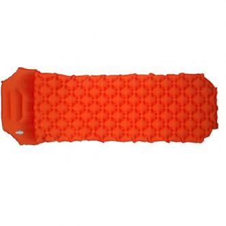 Outdoor Camping Opblaasbaar Kussen Ultralight Vochtbestendige Draagbare Slaapzak Matras Mat Pad Met Opblaasbare Slaapmat Oranje