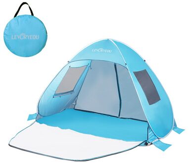 Outdoor Camping Pop-Up Tent Automatische Instant Tent Voor Kids Kinderen Speeltuin Strand Backyard Outdoor Tent Blauw
