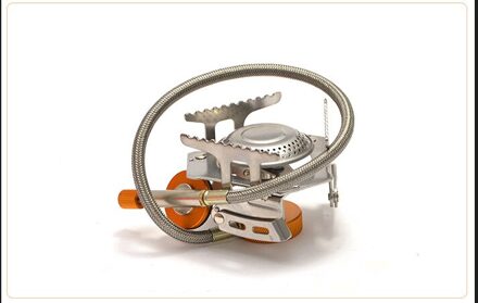 Outdoor Camping Split Pits Draagbare Gasfornuis Picknick Fornuis Zelf Rijden Barbecue Vissen Fierce Kachel