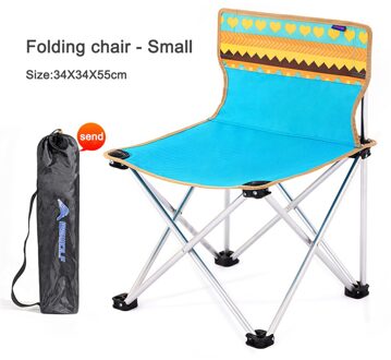 Outdoor Camping Stoel Opvouwbare Draagbare Vissen Seat Outdoor Meubilair Voor Camping Vissen Bbq Picknick klein