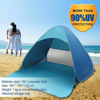 Outdoor Camping Tent Draagbare Pop Up 160*145*110Cm Strand Tent Zonnescherm Onderdak Vouwen Vissen Zon schaduw