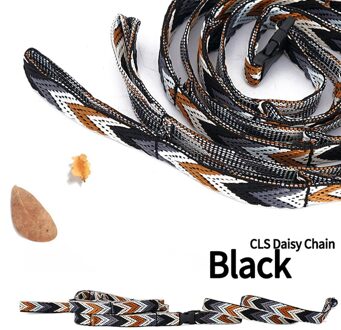 Outdoor Camping Tent Opslag Lanyard Picknick Waslijn Rainbow Strap Duurzaam Verstelbare Lange Gebundeld Touw Tent Touw Accessoires zwart