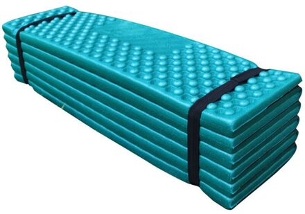Outdoor Camping Tent Sleeping190 * 57Cm Pad Ei Slot Vouwen Slapen Foam Eva Vochtwerende Pad Foam Picknick Wandelen strand Mat groen