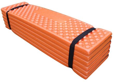 Outdoor Camping Tent Sleeping190 * 57Cm Pad Ei Slot Vouwen Slapen Foam Eva Vochtwerende Pad Foam Picknick Wandelen strand Mat oranje