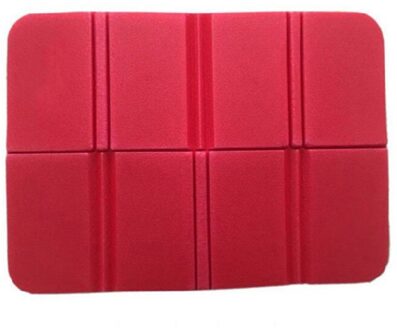 Outdoor camping Waterdichte 8 Opvouwbare Draagbare Camping Mat XPE Materiaal Picknick Strand Pad Foam Seat Voorkomen Vuile Picknick Mat Rood