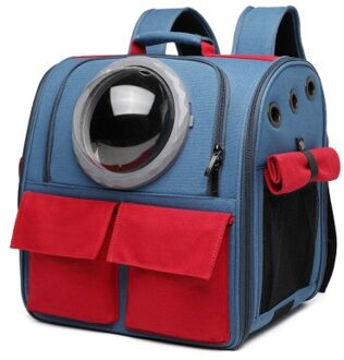 outdoor Carrying Cat Bag Foldable Small Dog Backpack Transparent Ball Pet Space Capsule Portable Kitten Puppy Carrier Bag kleur B