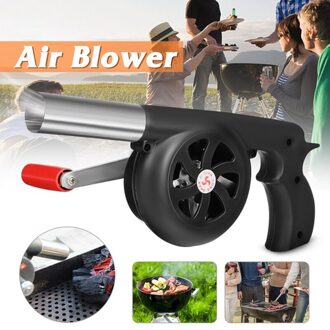 Outdoor Cooking Bbq Ventilator Air Blower Voor Barbecue Fire Bellows Hand Crank Tool Voor Picknick Camping Stove Accessoires