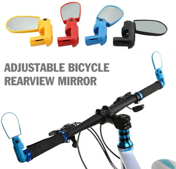 Outdoor Cycling Mini Bike Rearview Mirror 360 Degrees Rotate Flexible Universal Bike Bicycle Cycling Rearview Handlebar Mirror