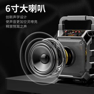 Outdoor Draadloze Bluetooth Speaker Hoge Volume Square Dance Audio Plug U Disk Overgewicht Subwoofer Mini Draagbare Hand