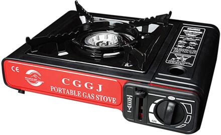 Outdoor Draagbare Cassette Gasfornuis Winddicht Wilde Gas Barbecue Voor Camping Wandelen Reizen Fornuis Toepasselijk Grill Dual Kachel