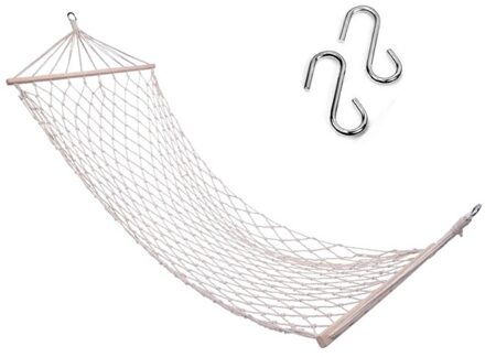 Outdoor Draagbare Hangmat Comfortabele Katoenen Touw Schommel Touw Indoor Balkon Tuin Opknoping Stoel Huishouden Leisure Supplies X