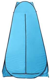 Outdoor Draagbare Pops-Up Tent 1.2M Douche Bad Veranderende Paskamer Camping Dressing Onderdak Strand Privacy Wc Tent met Zak Blauw