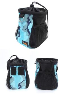 Outdoor Draagbare Training Hond Snack Tas Dierbenodigdheden Sterke Slijtvastheid Grote Capaciteit Puppy Producten Heuptas Duurzaam blauw