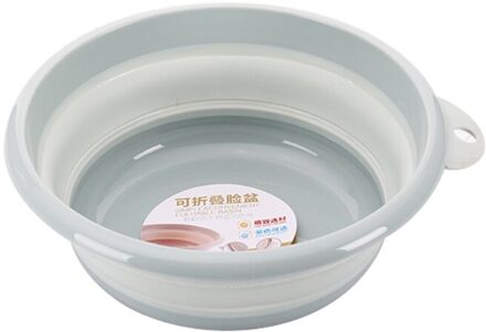 Outdoor Draagbare Vouwen voetenbad Bassin Opvouwbare Plastic Emmer Reizen Wastafel Camping Keuken Huishoudelijke Artikelen Vaten medium Size blauw