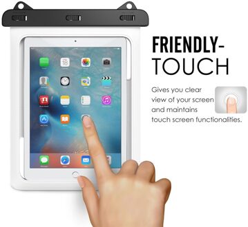 Outdoor Duiken Apparatuur Waterdichte Pouch Zwemmen Strand Case Water Sport Tassen Cover Houder Voor Mobiele Telefoon Zomer WB1045 wit