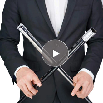 Outdoor EDC Metal Magic Telescopic Stick Rod Martial Arts Magic Pocket Car Anti-wolf Steel Wand Elastic Stick