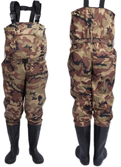 Outdoor Fishing Waterproof Suspender Jumpsuit Hunting Farming Clothing Camouflage Fly Fish Pants Boots Hiking Suits Shoes Pants