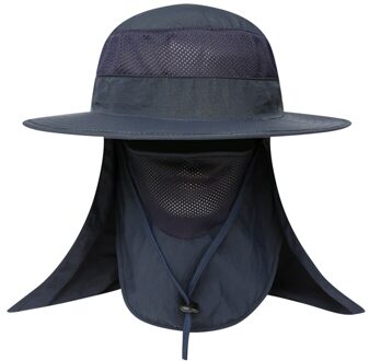 Outdoor Flap Cap Draagbare Zonnescherm Mond Hals Cover Zonnehoed Sportkleding Accessoires Met Kinband Gs Hs QJ2239ZQ