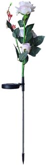 Outdoor Flowersolar Rose Bloem Licht Waterdicht Tuin Landschap Lamp Outdoor Gazon Lamp Thuis Decoratieve Bloem Night Lights roze
