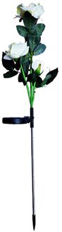 Outdoor Flowersolar Rose Bloem Licht Waterdicht Tuin Landschap Lamp Outdoor Gazon Lamp Thuis Decoratieve Bloem Night Lights WH