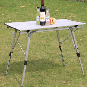 Outdoor Folding Table Camping Aluminium Alloy Picnic Table Waterproof Durable Folding Table Desk For 90*53cm Beach table