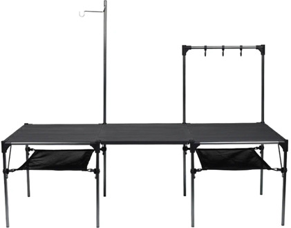 Outdoor Folding Table Camping Barbecue Table Stitched Assembled Aluminum Plate Table Ultra Light Stall Table Picnic Table