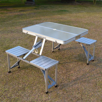 Outdoor Folding Table Chair Camping Aluminium Alloy Picnic Table Waterproof Durable Folding Table Desk For Beach table