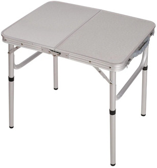Outdoor folding table small outdoor aluminum alloy high and low two-port portable table simple picnic table