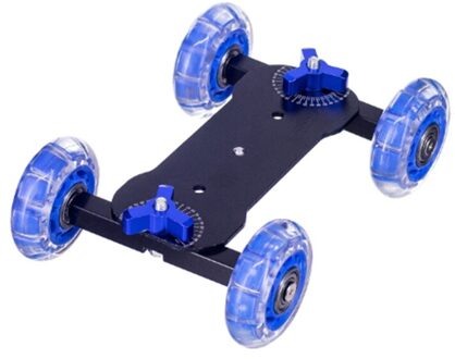 Outdoor Fotografie Trolley Camera Rail Car Mini Fotografie Slide Rail Auto blauw