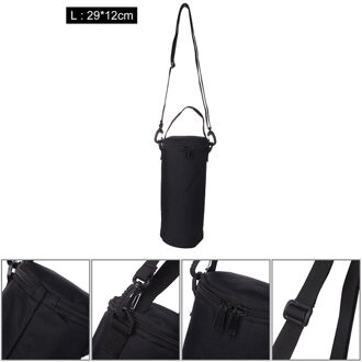 Outdoor Gas Tank Opbergtas Gas Tank Beschermhoes Brandstof Cilinder Koken Protector Opbergtas Foroutdoor Camping Accessoires groot zwart