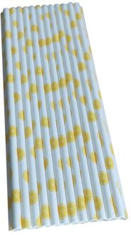 Outdoor Gedrukt Bloem Rietjes Voor Party Rietjes Paper Rietjes Wegwerp 25 Stuks Decoratie Sap Rietjes Afbreekbaar