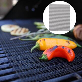 Outdoor Herbruikbare Keuken Koken Bbq Grill Mesh Mat Non-stick Barbecue Liner