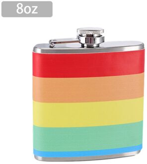 Outdoor Heupfles Draagbare Wijn Fles Spray Verf Matte Verf 6Oz 7Oz 8Oz Heupfles Rvs wijn Cup Whisky Heupfles