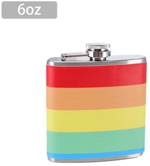 Outdoor Heupfles Draagbare Wijn Fles Spray Verf Matte Verf 6Oz 7Oz 8Oz Heupfles Rvs wijn Cup Whisky Heupfles