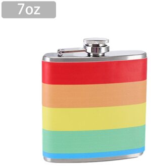 Outdoor Heupfles Draagbare Wijn Fles Spray Verf Matte Verf 6Oz 7Oz 8Oz Heupfles Rvs wijn Cup Whisky Heupfles