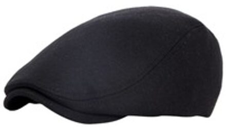 Outdoor hoed cap dames lente en herfst winter outdoor forward knit hoed Koreaanse mannen baret Zwart