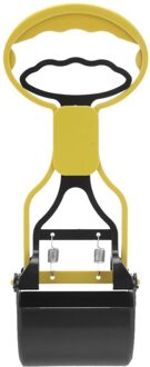 Outdoor Huisdier Lange Handvat Klem Kak Scoop Clean Pick Up Dier Hond Puppy Kat Afval Picker Cleaning Tools Outdoor Barbage tang geel