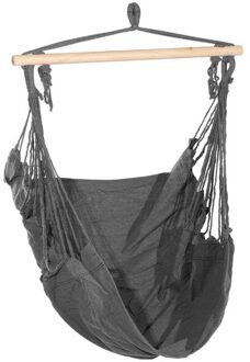 Outdoor Indoor Opknoping Hangmat Stoel Swing Bed Camping Tuin Belasting 150Kg Met 2 X Zitkussens met stick nee pillow