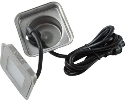 Outdoor Ingegraven Verlichting IP67 DC12V 0.6 W Tuin Decoratie Licht SMD LED Straatstenen Licht Trap Lampen met Insert Doos Cold wit